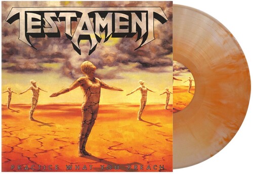 Testament PRACTICE WHAT YOU PREACH New Limited Orange/White Colored Vinyl LP
