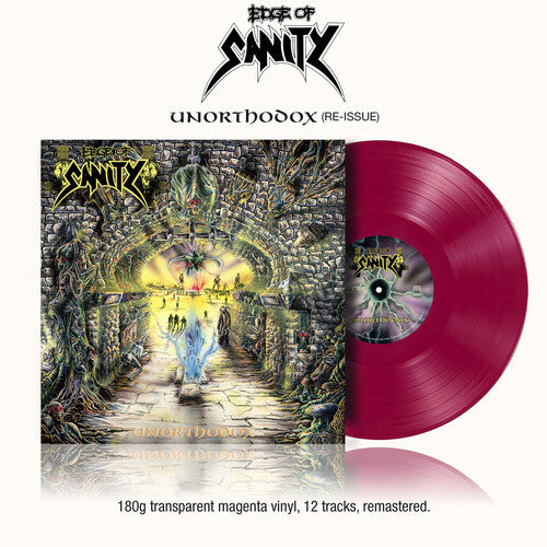 Edge Of Sanity UNORTHODOX 180g LIMITED New Sealed Magenta Colored Vinyl LP