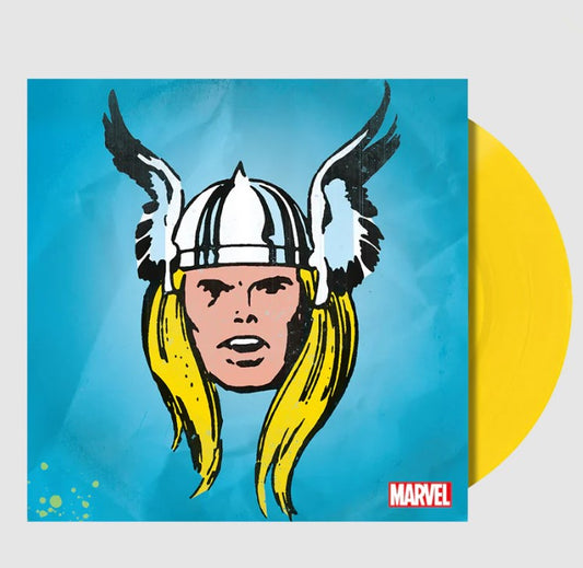 Mighty Thor 1966 THEME Marvel Chorus LIMITED New Yellow Colored Vinyl 7" Single
