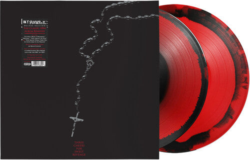 My Chemical Romance THREE CHEERS FOR SWEET (RED/BLACK CORONA) Colored Vinyl 2 LP