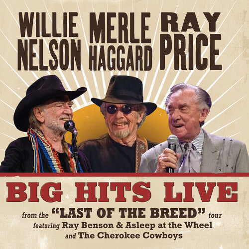 Willie Nelson/M. Haggard/Ray Price BIG HITS LIVE LAST OF THE BREED TOUR New Sealed Vinyl LP