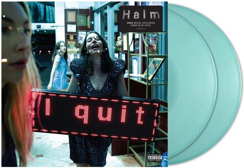 Haim I QUIT (BLUE) Limited Indie Exclusive NEW SEALED COLORED VINYL 2 LP