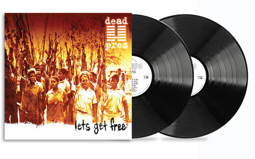 Dead Prez LET'S GET FREE 25th Anniversary NEW SEALED BLACK VINYL RECORD 2 LP