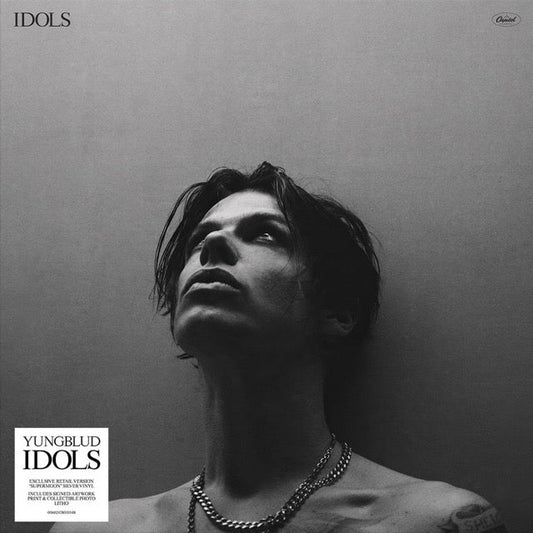 Yungblud IDOLS (AUTOGRAPHED) New Limited Edition Silver Colored Vinyl LP
