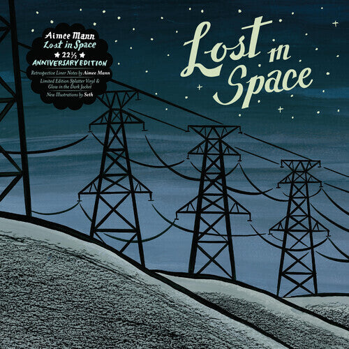 Aimee Mann LOST IN SPACE Limited GITD Sleeve NEW BLUE SPLATTER COLORED VINYL LP
