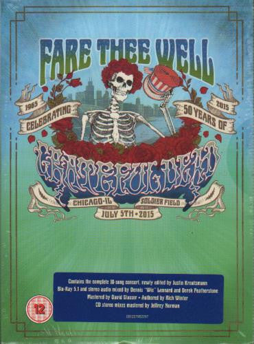 Grateful Dead FARE THEE WELL New Sealed 3 CD +2 Blu-Ray