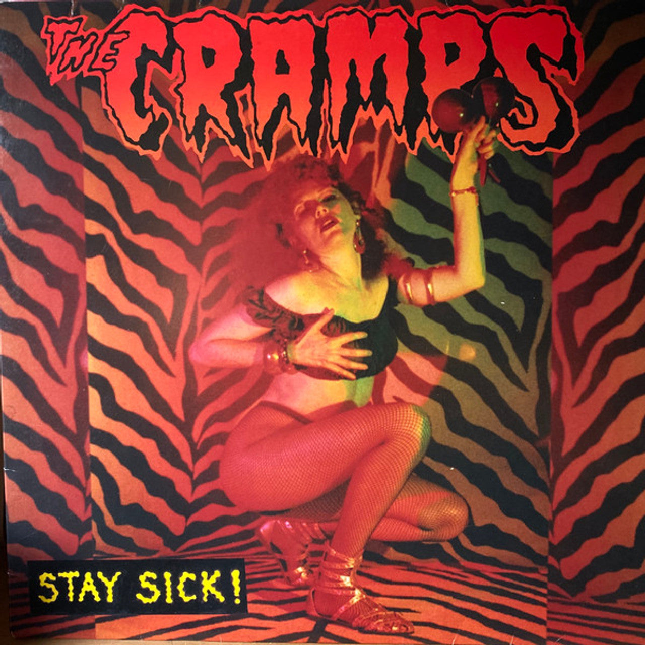 The Cramps STAY SICK! (BLUE) New Sealed Limited Edition Colored Vinyl LP