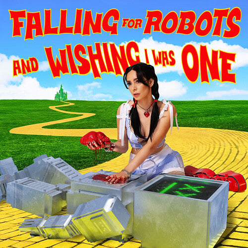 LoLo FALLING FOR ROBOTS & WISHING I WAS ONE New Green Colored Vinyl Record LP