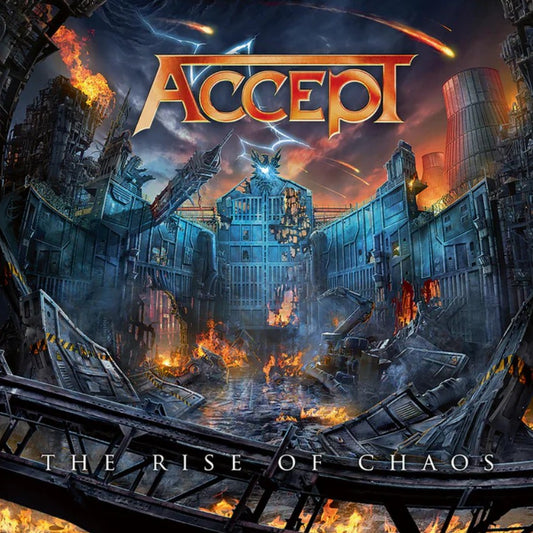 Accept THE RISE OF CHAOS Limited Edition NEW YELLOW COLORED VINYL RECORD LP