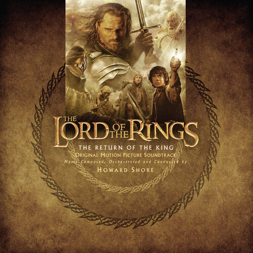 Lord Of The Rings: The Return Of The King MOVIE SOUNDTRACK New Clear Vinyl 2 LP