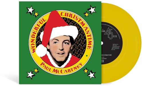 Paul McCartney WONDERFUL CHRISTMASTIME New Limited Yellow Colored Vinyl 7"