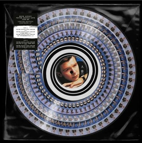 Rick Astley NEVER GONNA GIVE YOU UP New Limited Vinyl Zoetrope Picture Disc 12"