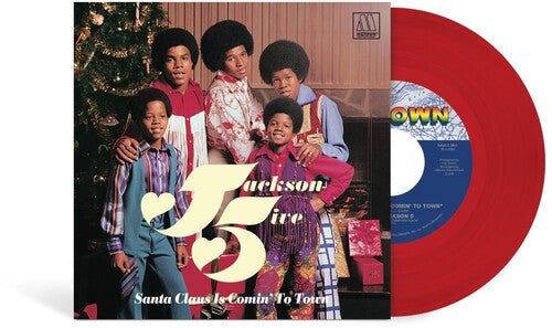 The Jackson 5 SANTA CLAUS IS COMIN' TO TOWN New Limited Red Colored Vinyl 7"