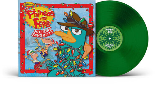 Phineas & Ferb: Holiday Favorites VARIOUS 16 Christmas Songs NEW GREEN VINYL LP