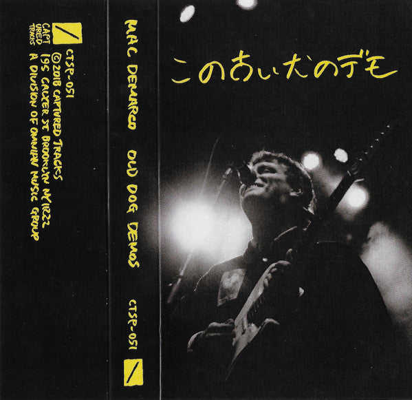 Mac DeMarco OLD DOG DEMOS New Sealed Yellow Colored Cassette Tape