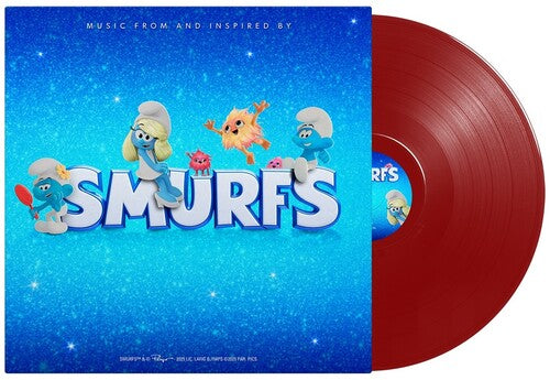 Music From & Inspired By Smurfs SOUNDTRACK New Limited Red Colored Vinyl LP