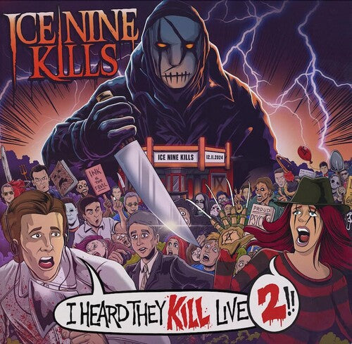 Ice Nine Kills I HEARD THEY KILL LIVE 2 New Sealed Black Vinyl Record 2 LP
