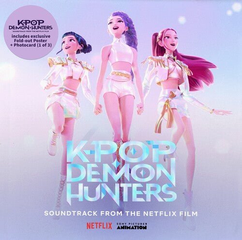 Kpop Demon Hunters NETFLIX MOVIE SOUNDTRACK New Sealed Black Vinyl Record LP