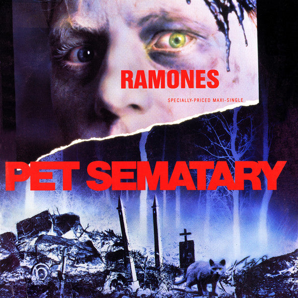 Ramones PET SEMATARY New Sealed Limited Red Colored Vinyl Record 12" Single