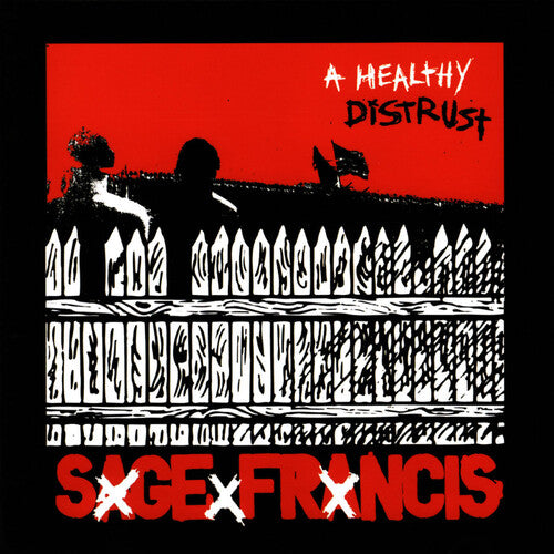 Sage Francis A HEALTHY DISTRUST New Sealed White/Red Colored Vinyl Record 2 LP