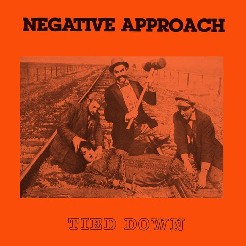 Negative Approach TIED DOWN New Sealed Orange Colored Vinyl Record LP