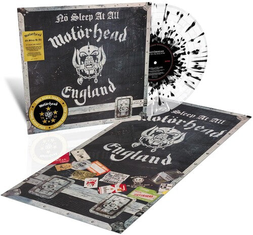 Motorhead NO SLEEP AT ALL Limited Edition NEW CLEAR/BLACK/WHITE COLORED VINYL LP