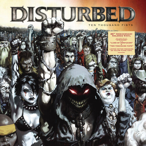 Disturbed TEN THOUSAND FISTS 20th Anniversary NEW YELLOW COLORED VINYL 2 LP