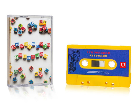 Atmosphere JESTURES Rhymesayers NEW SEALED YELLOW CASSETTE TAPE