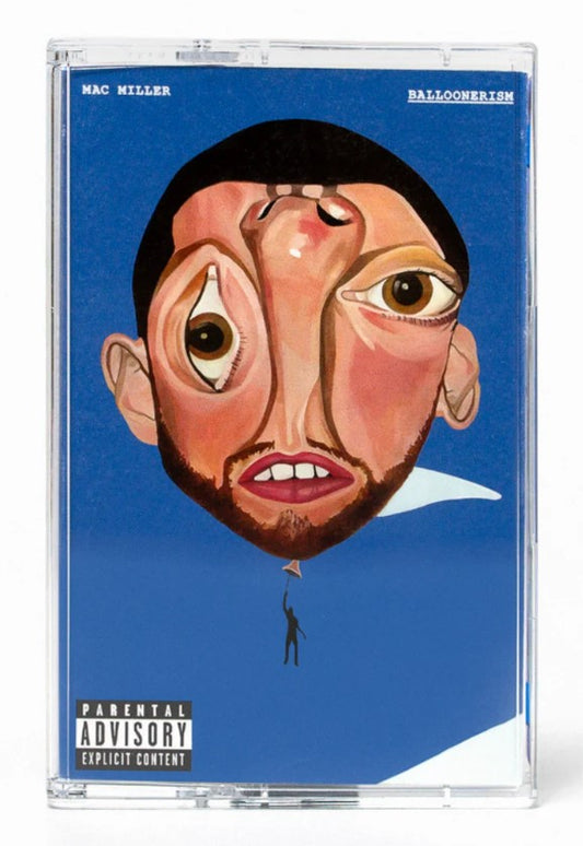 Mac Miller BALLOONERISM New Sealed Clear Blue Cassette Tape