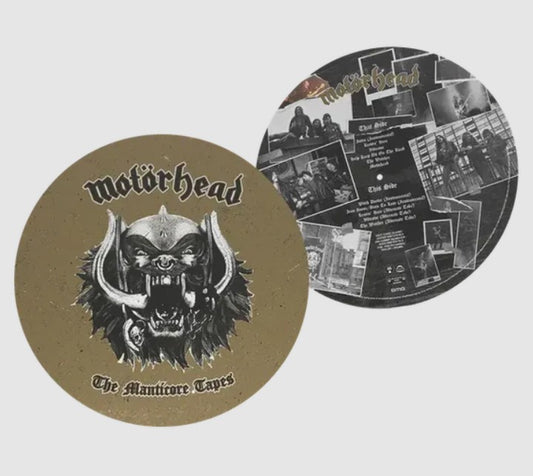 Motorhead MANTICORE TAPES New Sealed Limited Edition Vinyl Picture Disc LP