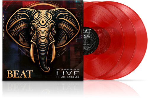 Beat NEON HEAT DISEASE - LIVE IN LOS ANGELES New Limited Red Colored Vinyl 3 LP