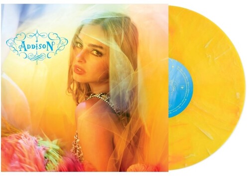Addison Rae ADDISON New Sealed Limited Yellow Colored Vinyl Record LP