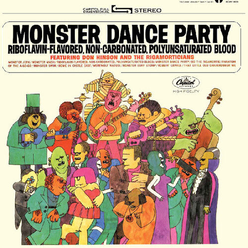 Don Hinson & The Rigamorticians MONSTER DANCE PARTY New Limited Colored Vinyl LP