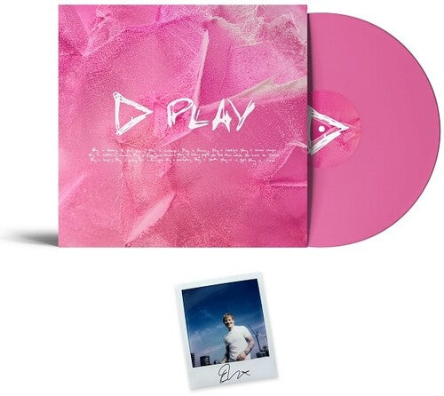 Ed Sheeran PLAY (+AUTOGRAPHED POLAROID) New Sealed Pink Colored Vinyl Record LP