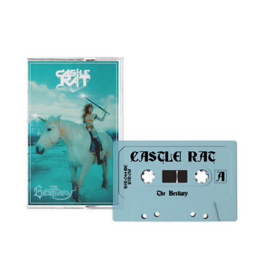 Castle Rat THE BESTIARY New Sealed Ice Blue Colored Cassette Tape