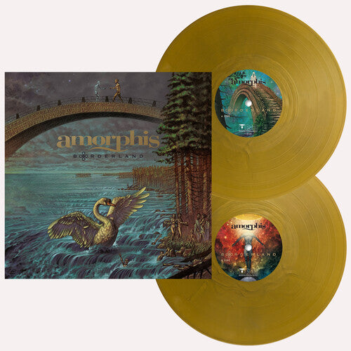 Amorphis BORDERLAND New Sealed Gold Colored Vinyl Record 2 LP