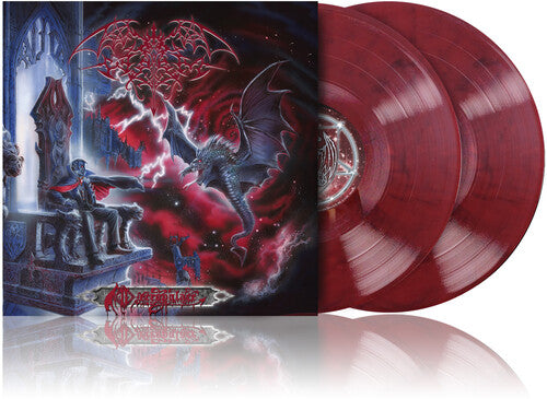 Worm NECROPALACE New Sealed Ruby Red/Black Marble Colored Vinyl Record 2 LP