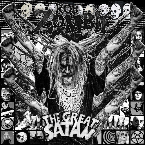 Rob Zombie THE GREAT SATAN (BLACK/WHITE) New Limited Colored Vinyl Record LP
