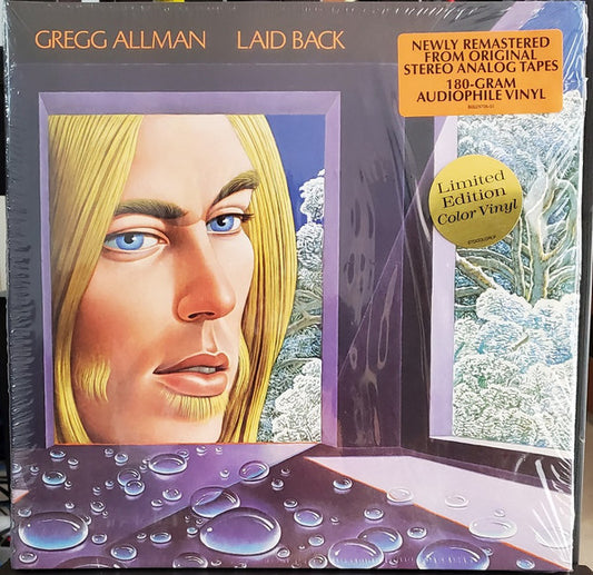 Gregg Allman LAID BACK New Sealed  PURPLE/WHITE VINYL LP