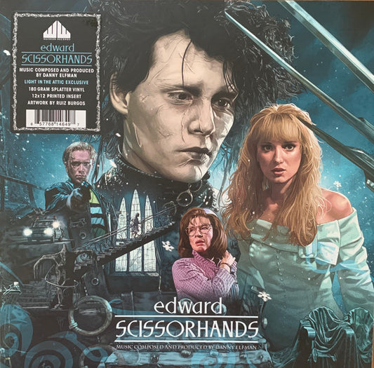 EDWARD SCISSORHANDS Original Soundtrack DANNY ELFMAN New Colored Vinyl LP