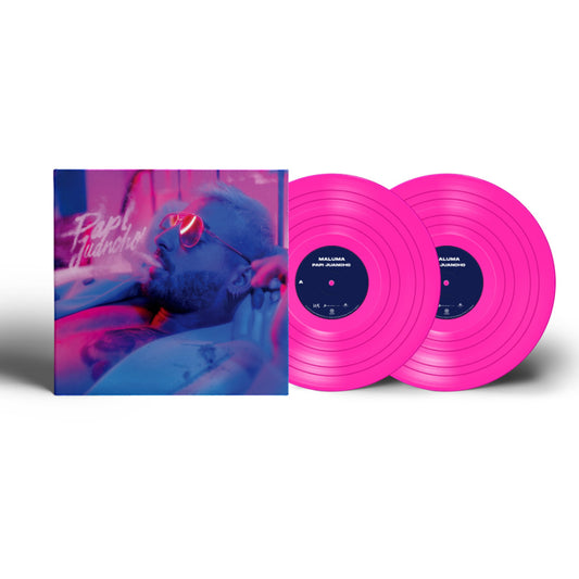 Maluma PAPI JUANCHO New Limited Edition Pink Colored Vinyl Record 2 LP