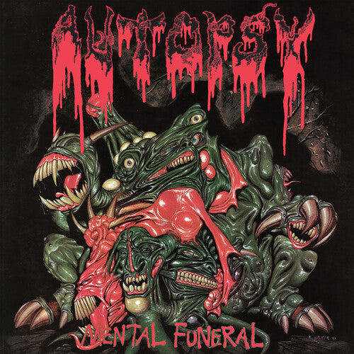 Autopsy MENTAL FUNERAL 35th Anniversary NEW LIMITED RED/GREEN COLORED VINYL LP