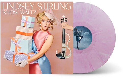 Lindsey Stirling SNOW WALTZ (DELUXE ALT COVER) New Pink Colored Vinyl LP