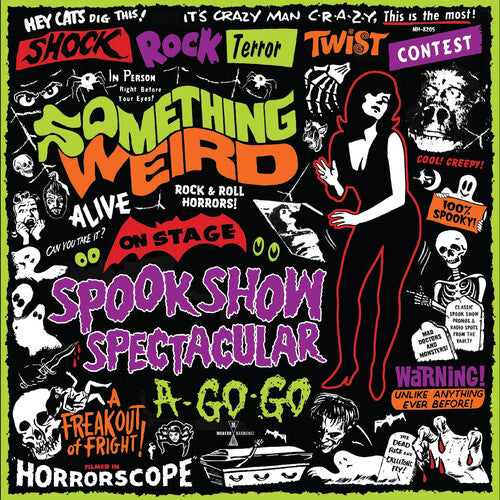 Something Weird Spook Show Spectacular A-Go-Go VARIOUS New Black Vinyl LP+DVD