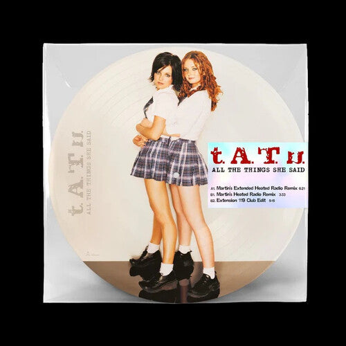 Tatu ALL THE THINGS SHE SAID New Limited Vinyl Picture Disc 12" Single