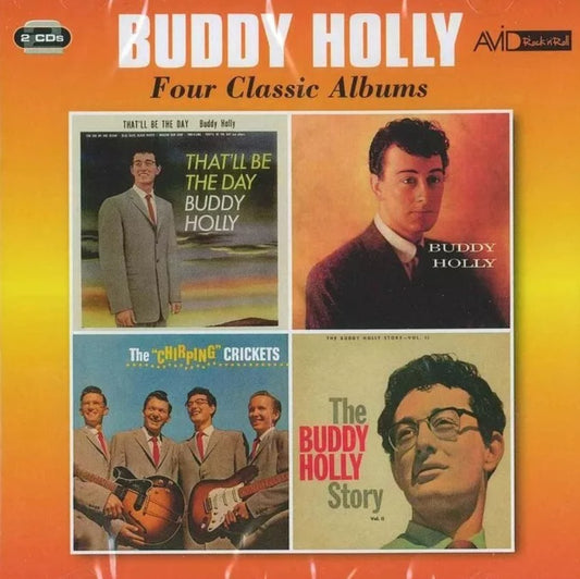 Buddy Holly FOUR CLASSIC ALBUMS That'll Be The Day/Chirping Crickets NEW 2 CD