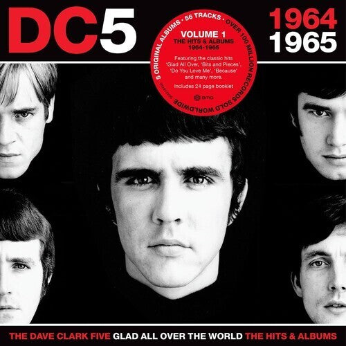 Dave Clark Five GLAD ALL OVER THE WORLD: THE HITS & ALBUMS (1964-1965) New 5 CD