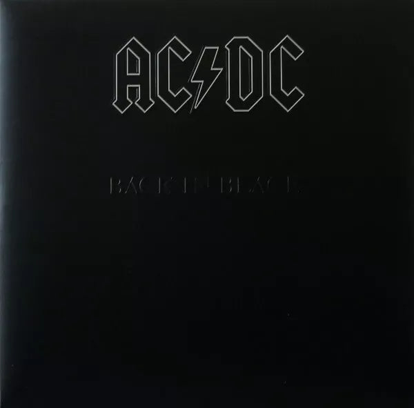 Ac/dc Back In Black 180g REMASTERED EU LP