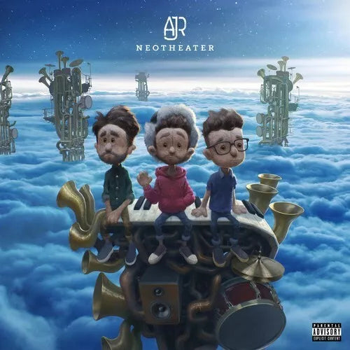 Ajr Neotheater CLEAR/BLUE SPLATTER LP