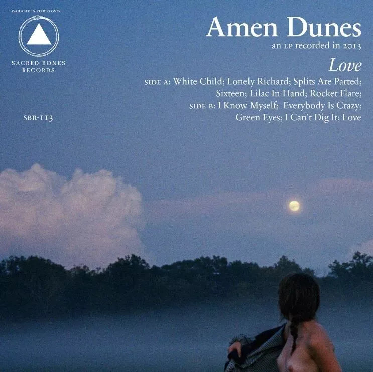 Amen Dunes Love BLUE/WHITE MARBLE LP